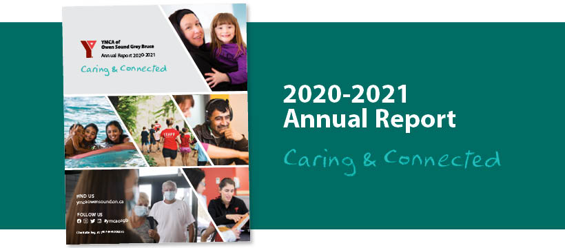 2020-2021 Annual Report Cover - Caring & Connected