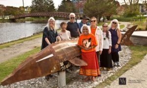 Sturgeon at the Gitche Namewikwedong Reconciliation Garden