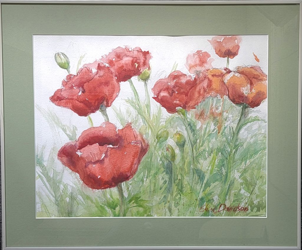 Poppies painting