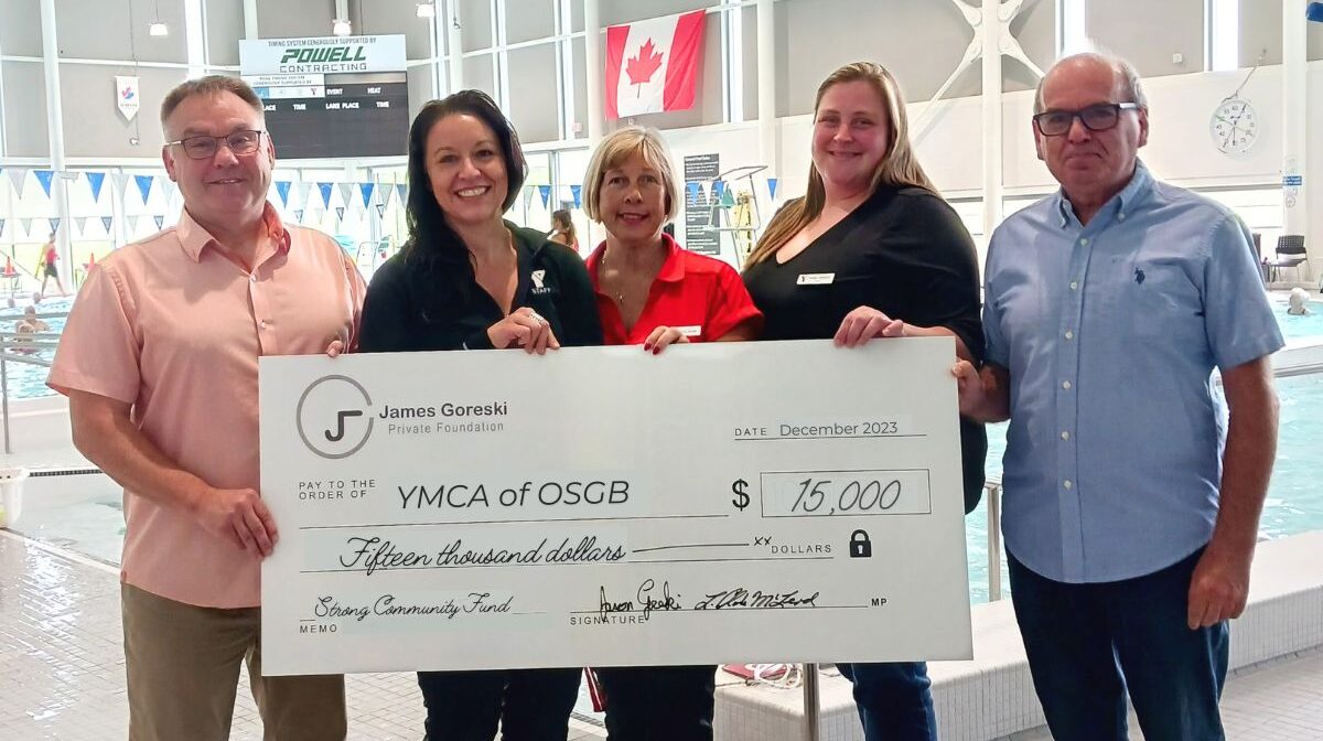 James Goreski Private Foundation Awards $15,000 Grant to YMCA of Owen ...