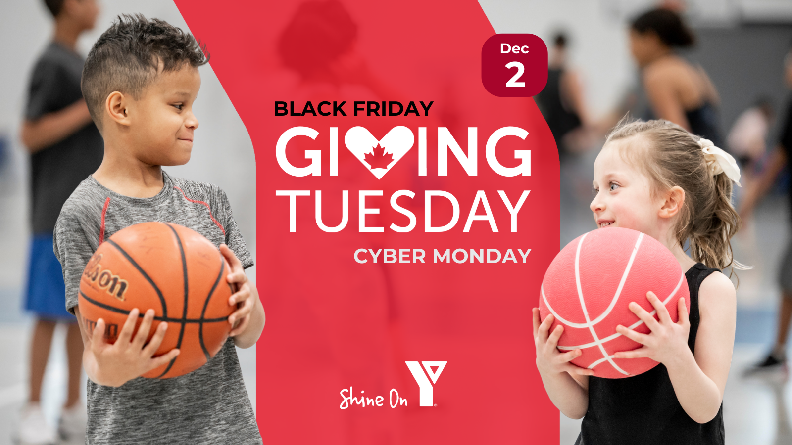 YMCA Giving Tuesday 2025, Please Donate.